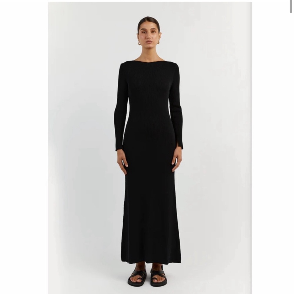 COPY - DISSH DRESS Aria black knit dress
